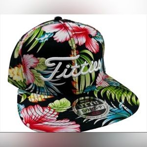 Custom Titties SnapBack Golf Hat in Floral Print NWT